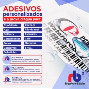 RÓTULOS ADESIVOS PERSONALIZADOS